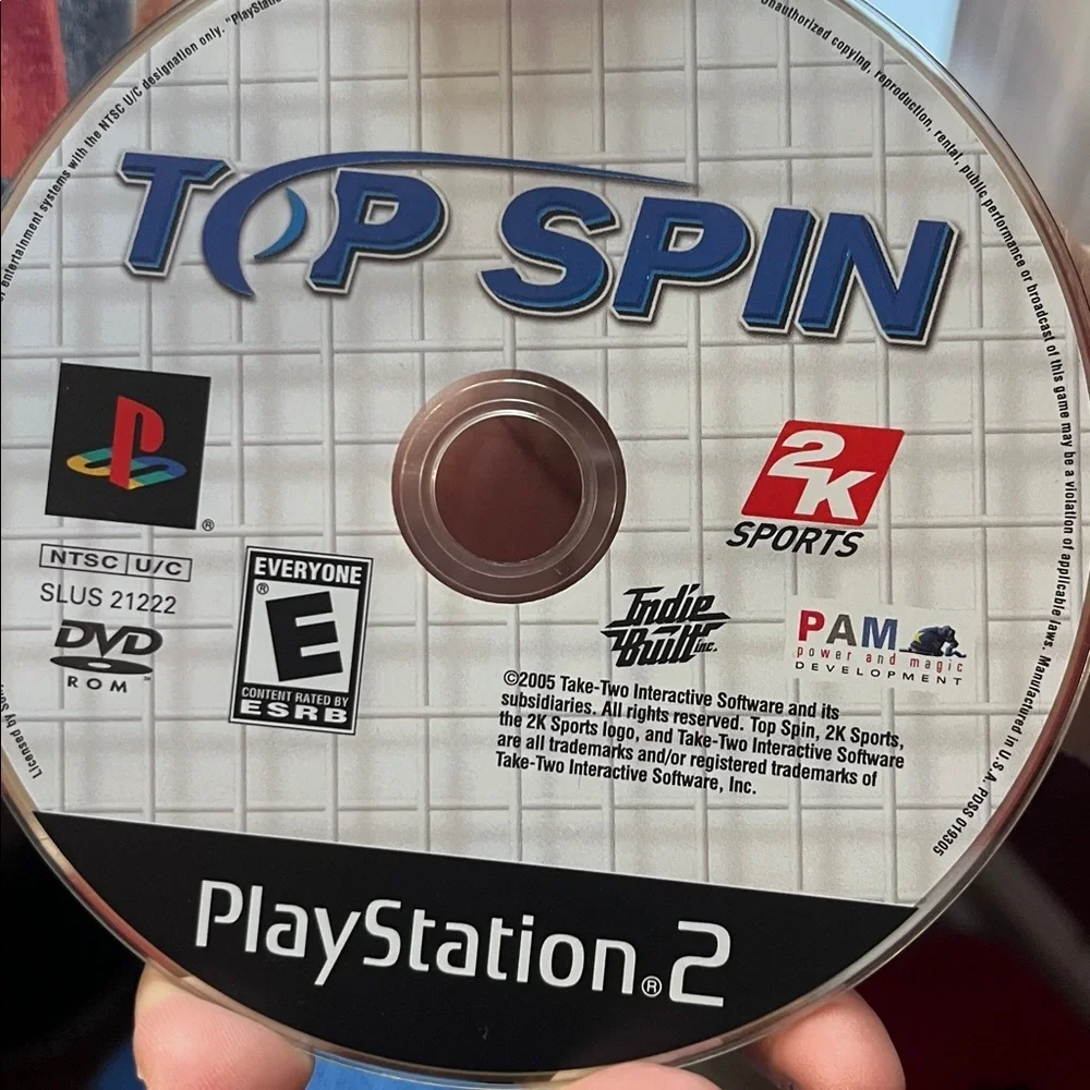 Top Spin CIB Playstation 2
